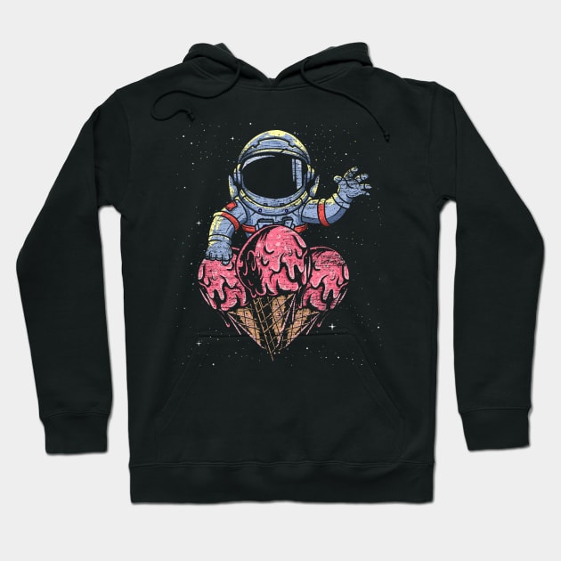 Ice Cream Astronaut Hoodie by ShirtsShirtsndmoreShirts